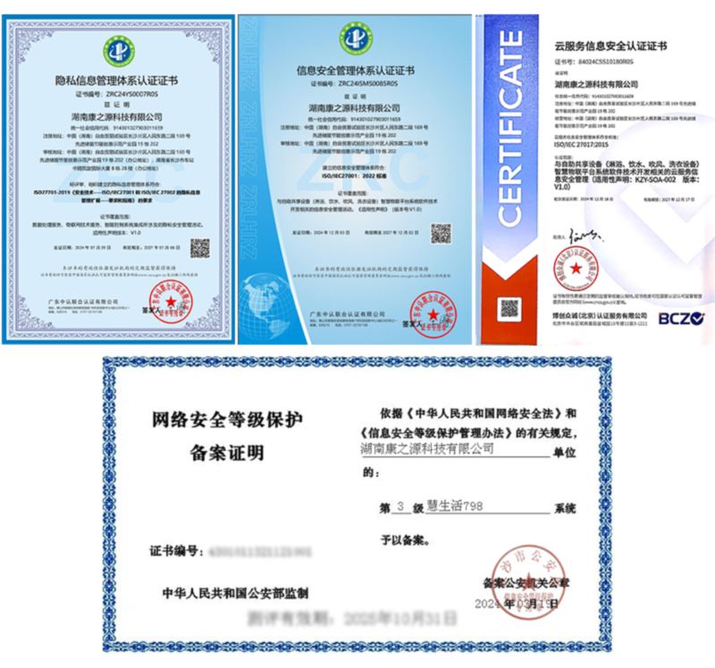 公司部分資質(zhì)證書(shū)